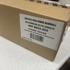 2026 Panini Donruss Elite Baseball MLB Factory Sealed 20 Box Mega Case