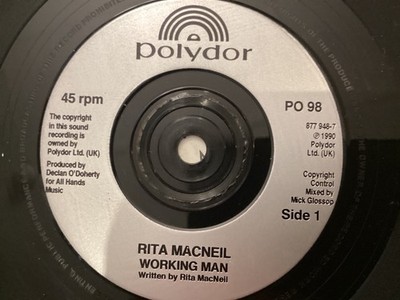 RITA MACNEIL . WORKING MAN . 1990 classic Near Mint