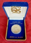 1986 World Exposition Vancouver, Canada EXPO ERNIE 17 Gram .999 Silver Round-NR