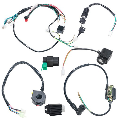 #ad Full Kick Start Engine Wiring Harness w Light Wire 125cc 140cc Lifan Pit Bike $45.56