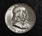 1957 Franklin Half Dollar Choice BU    Lot 5086