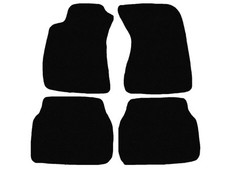 Velour Fußmatten für Subaru Forester I, II 1997-2008, Schwarz x14 Rand