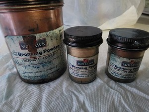 Mohawk Bronzing Powder 10 Oz Coper, Pale Gold and Antique Gold