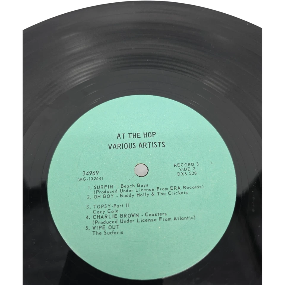 At The Hop 1975 Various Artist 3LP Brookville Records - Image 2 of 4