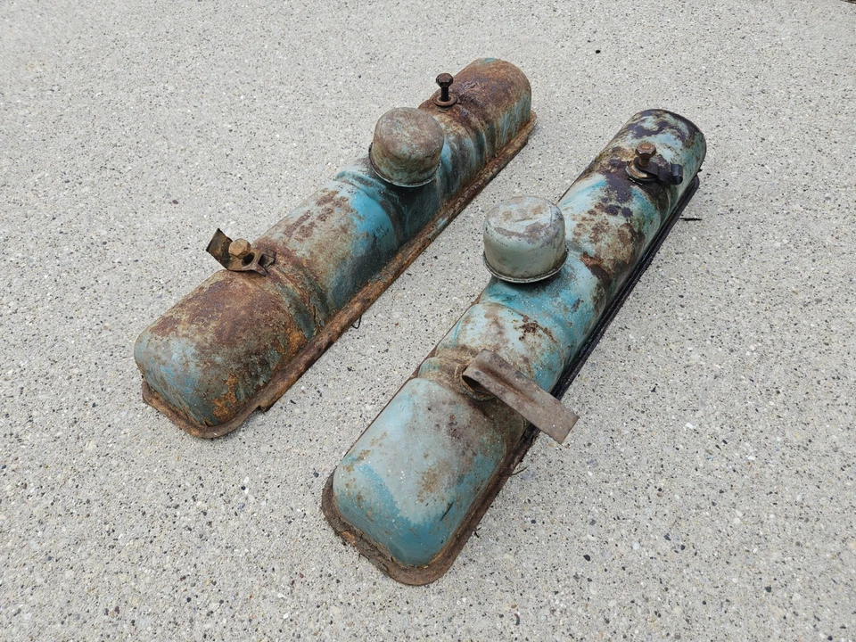 Buick LeSabre Lt & Rt 1960 Buick LeSabre 364 V8 cubiertas de válvula GM OEM Foto 2 de 4