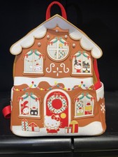Mini Mochila Loungefly Sanrio Hello Kitty Navidad Pan de Jengibre Casa USADA