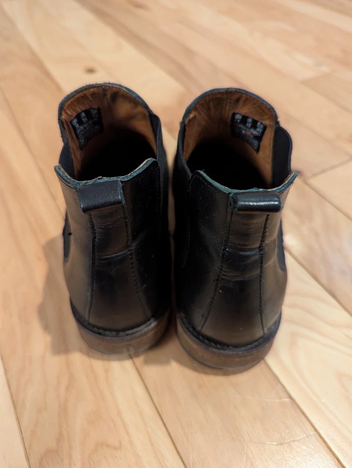Botas clásicas Chelsea 1000 millas de cuero negras Wolverine para mujer talla 7,5 Foto 4 de 4