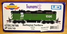 Athearn Genesis Tsunami 2 LED ATHG30708 Sound Burlington Northern GP18 #1996