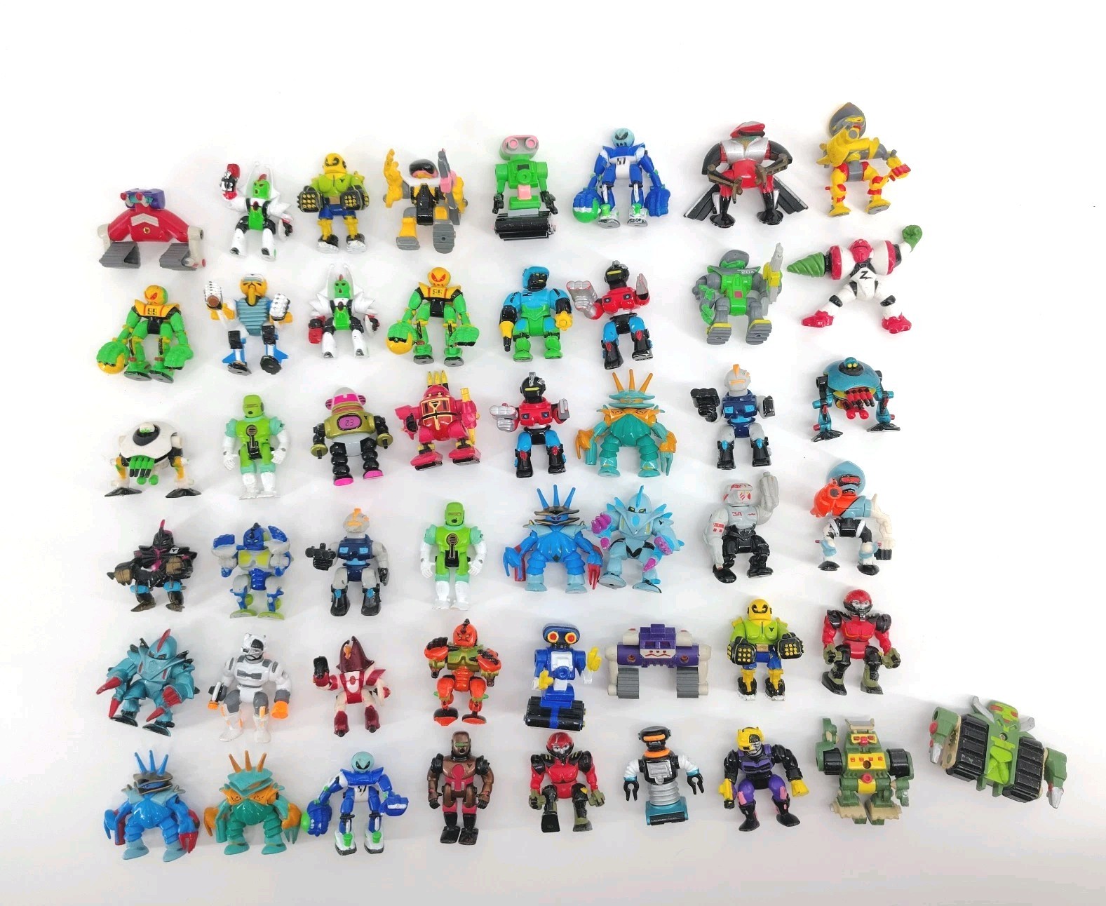 Used - Micro Machines Vintage Z-Bots Figures Lot of 49 Revbots Galoob 1992 1993