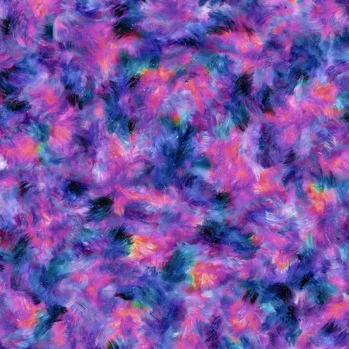 108-inch Quilter's Cotton By the Yard Furr-EE Grape Purple Navy, Pink video thumbnail