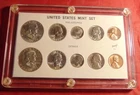 1958 P & D Franklin 50C Silver Half Dollar SET, 10 COINS, NICE COIN, SWEET!
