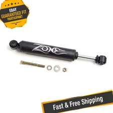 Zone Offroad Single Steering Stabilizer Black for Jeep Wrangler JK 2007-2017