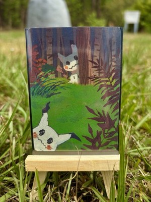 Mimikyu Altered Pokémon Pokemon Card TCG Hand Painted Print Custom Art