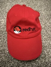 Linux Red RedHat Hat Logo Adjustable
