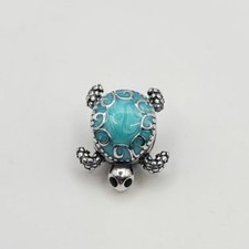 925 Sterling Silver Sea Turtle Charm Pendant For Bracelet Or Necklace