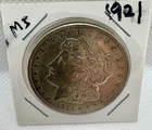 1921 - D Morgan Silver Dollar AU/BU