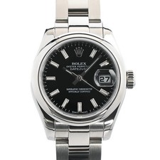 Orologio ROLEX Datejust 179160 cassa nera misura 26 mm donna usato #31610
