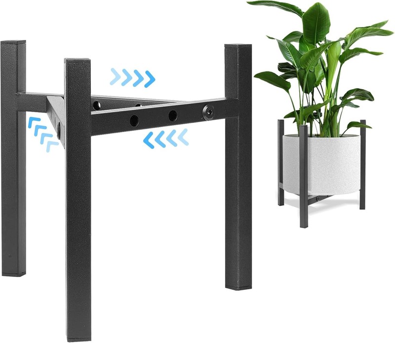 Plant Stand Indoor Adjustable,Metal Modern Plant Stands,(Pot&Plant Not Included)