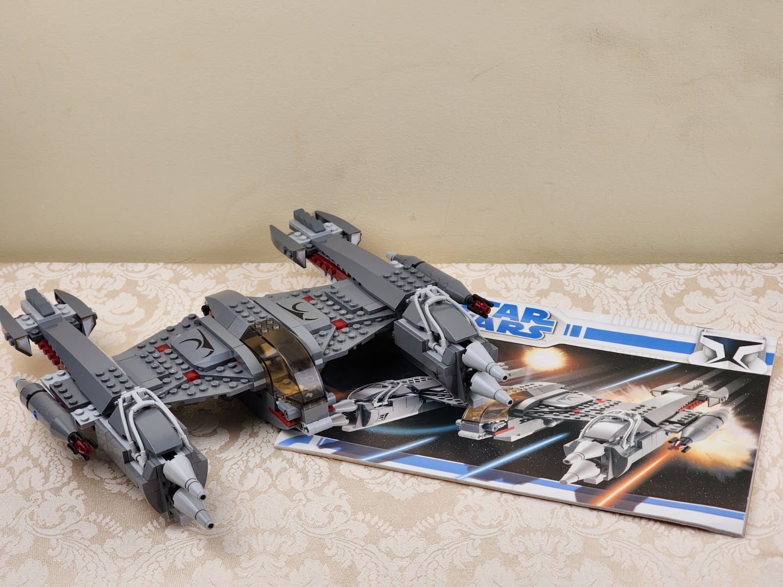LEGO Star Wars: Magna Guard Starfighter 7673 Complete Build Only W/ Instructions