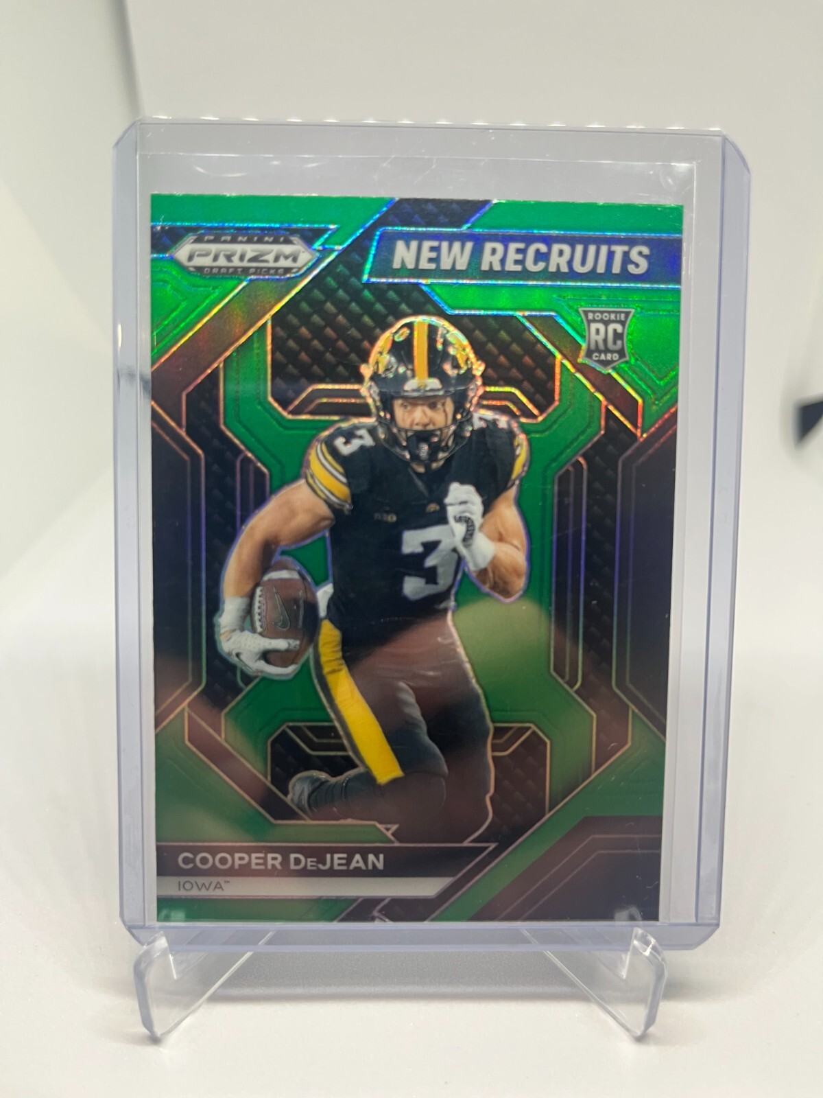 2024 Prizm Draft Picks - Cooper Dejean New Recruits Green Prizm (RC) #NR-CDN