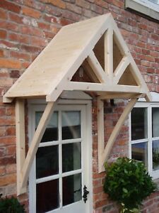 Timber Front Door Canopy Porch, "THE WHITEMERE" eBay