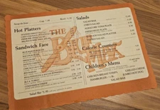 Vintage Mid Century Blue Max Duluth Minnesota Restaurant Paper Placemat