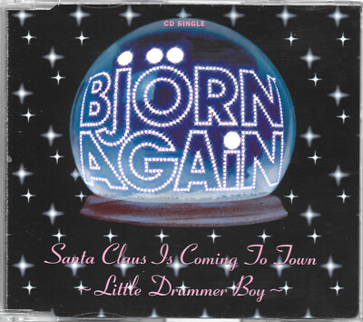 Bjorn Again   Santa Claus Is Coming To Town / Little Drummer Boy - UK 4 Track CD