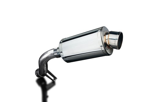BMW R1200GS 2004-2009 Delkevic Slip On 9" Ovalado Acero Inoxidable Silenciador Kit - Imagen 2 de 5
