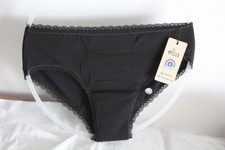 Neuf : Shorty Culotte Menstruelle Bio ELIA Armande Noir Flux Abondant- T : XL