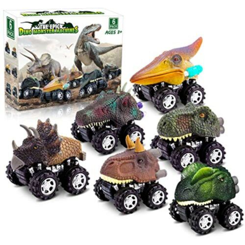 Toys Dinosaur Old Year Back Pull Boys Cars Years Pack Toy Car Toddler Kids gift