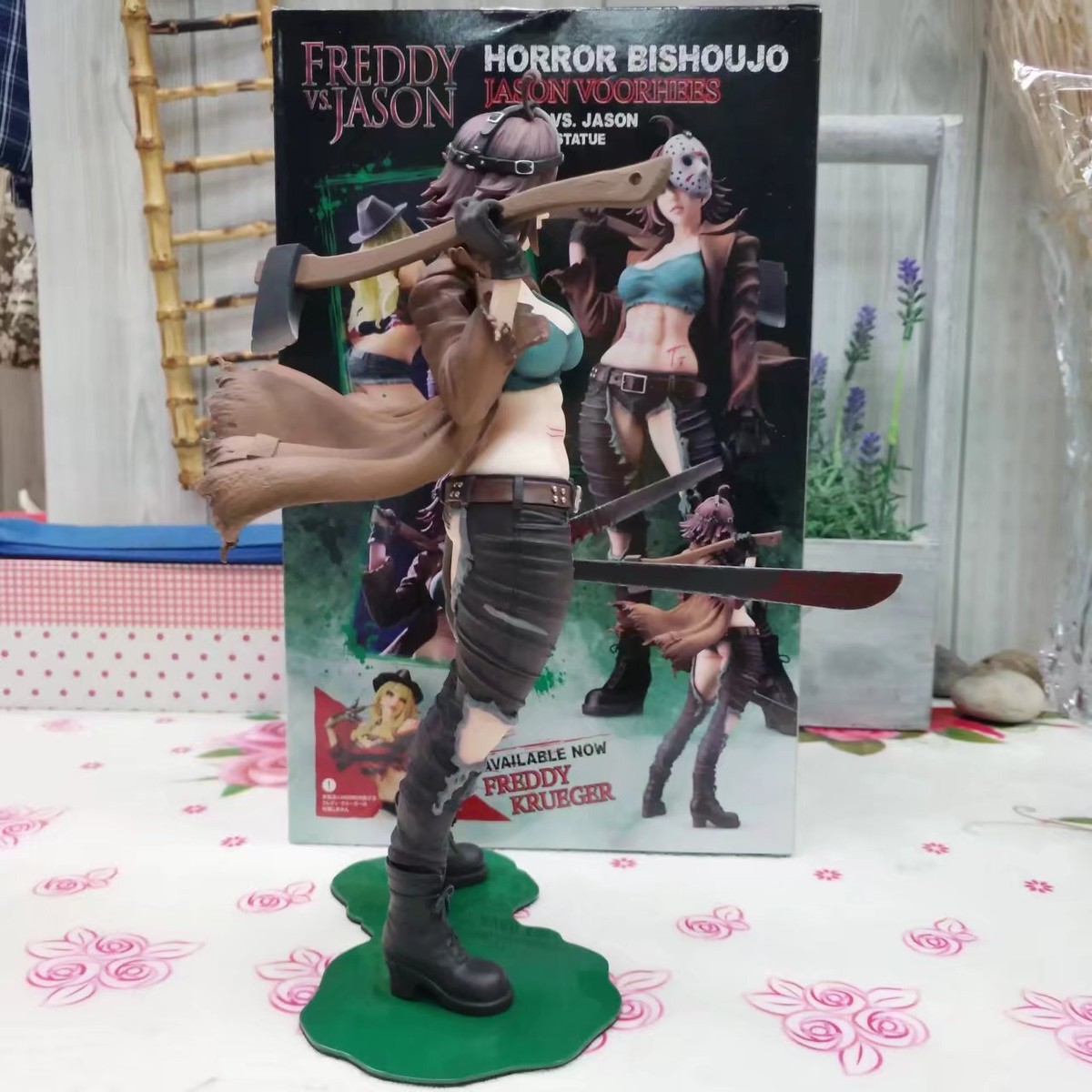 Horror Movie Freddy Vs Jason Bishoujo Statue Anime Action