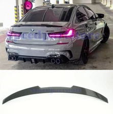 For 2019-2026 BMW 3 Series G20 330i M340i Trunk Spoiler Wing Carbon Fiber Style