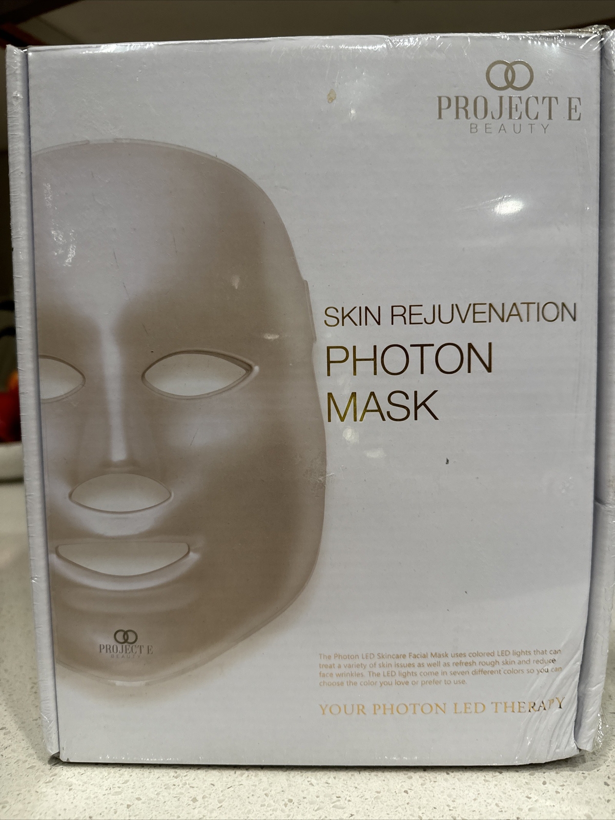 Project E Beauty Skin Rejuvenation Photon Mask 7 Color LED Photon Light Therapy