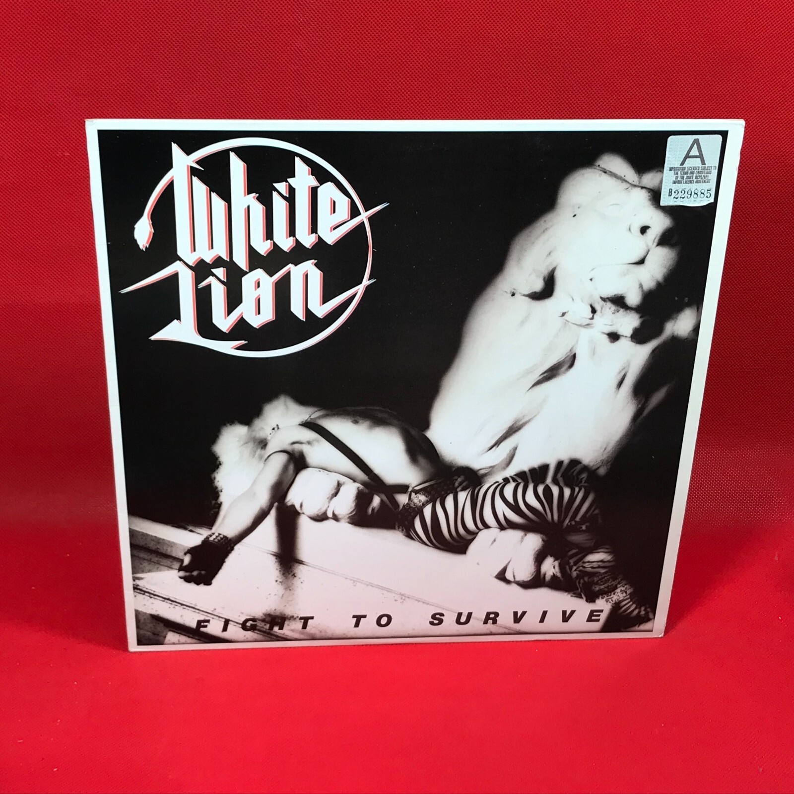 White Lion Fight To Survive 1986 USA Vinyl LP Debut Album Broken Heart Original