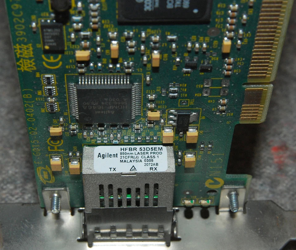 3Com Gigabit Fiber Server 1000BASE-SX/MM PCI-X 3C996-SX LAN ethernet adapter - Image 3 of 4