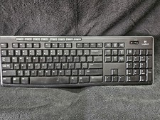 Logitech K270 Wireless Keyboard, without Mouse Dongle Used Tested