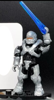 HALO Mega Construx SPARTAN Hunter (silver) FIGURE Stormbound Series 2017 Sealed