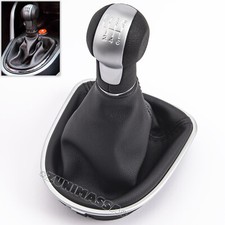 pour SEAT ALTEA LEON 2 TOLEDO 3 CUIR POMMEAU LEVIER DE VITESSE 6 VITESSES MANUEL