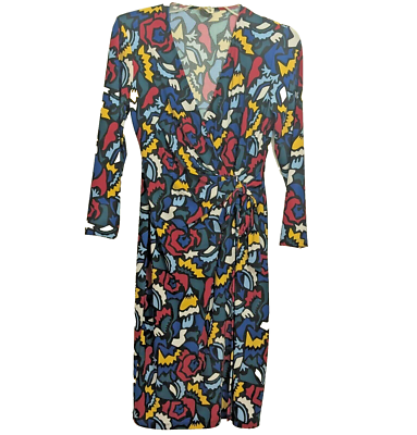 anne klein women's classic v neck faux wrap dress Printed ITY Classic WRAP Dress at Amazon Women's Clothing store