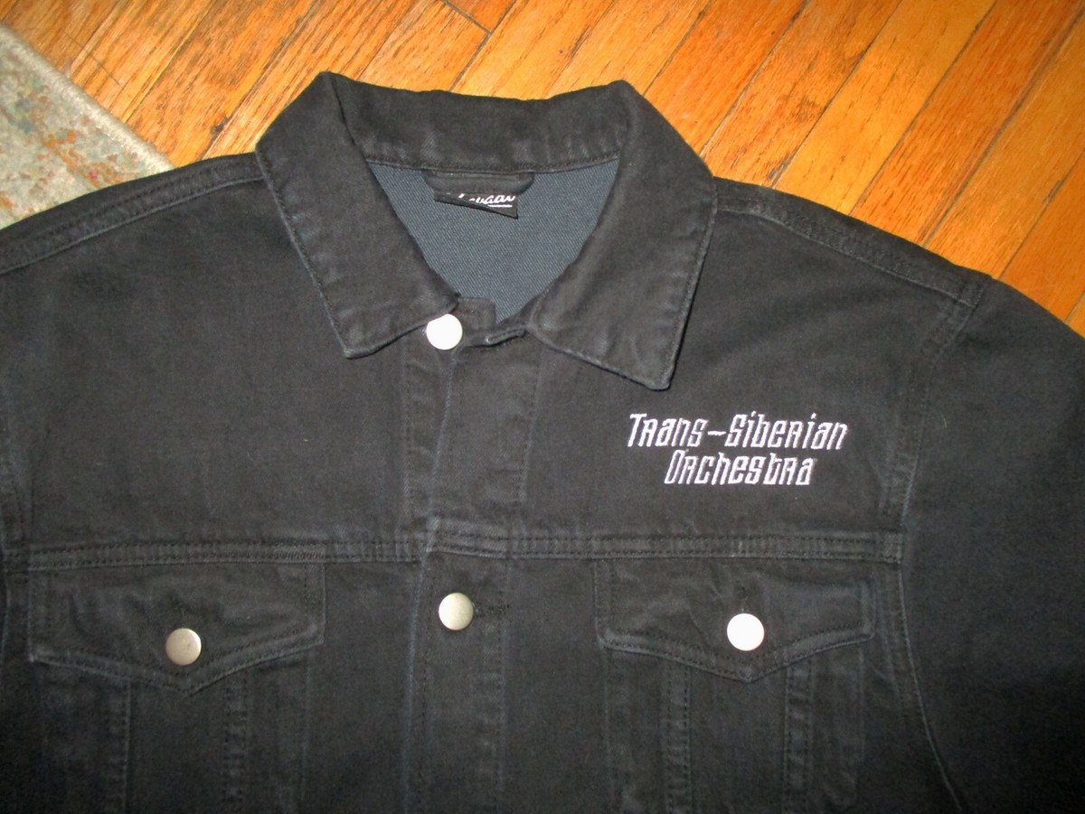 TRANS SIBERIAN ORCHESTRA JEAN JACKET Embroidered Coat Concert Tour 