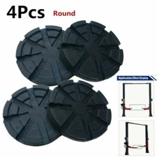 Round Black Rubber Arm Pads for BendPak / Danmar Car Lift New Set of 4pcs