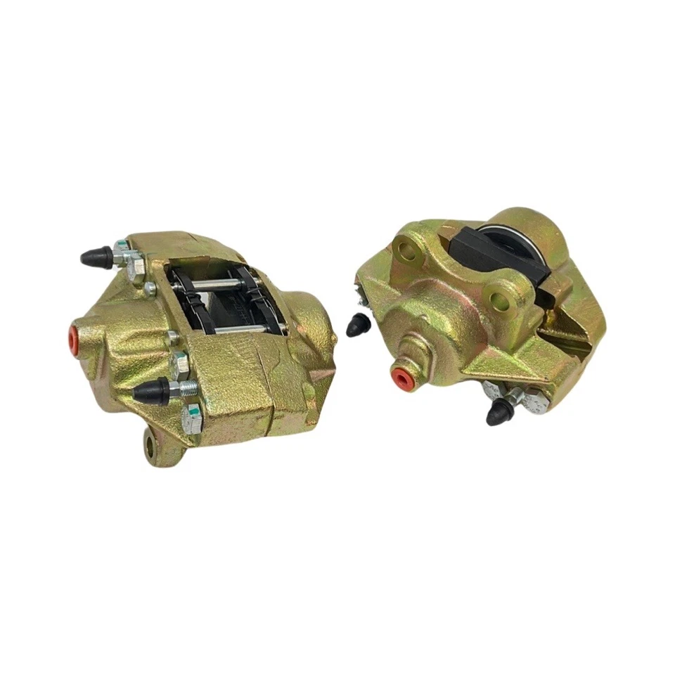 PAR DE PINZAS DE FRENO DELANTERAS JUEGO 2 PINES CON PASTILLAS DE FRENO VW BUG GHIA BUGGY Foto 2 de 4