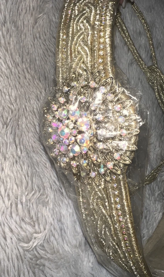 Marokkanischer Gürtel Gold Strass mdama takschita Kaftan - Bild 3 von 4