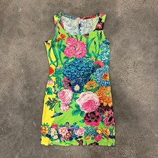 Versus By Gianni Versace! Vintage Floral Summer Neon Dress!