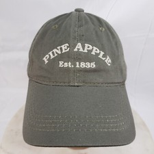 Pine Apple Hat Est 1835 Cap Gray Spell Out Dad Cap Strap Back