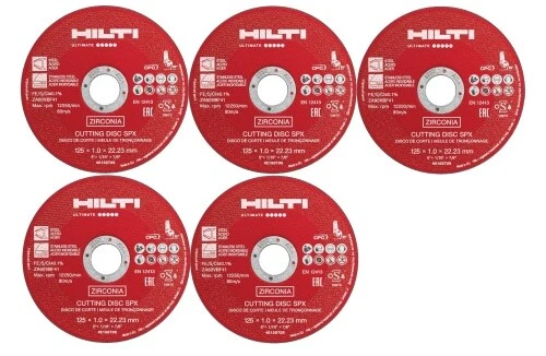 5 x SPX Trennscheibe HILTI AC-D SPX 125 x 1.0 mm Ultimate Flexscheibe | 2150705
