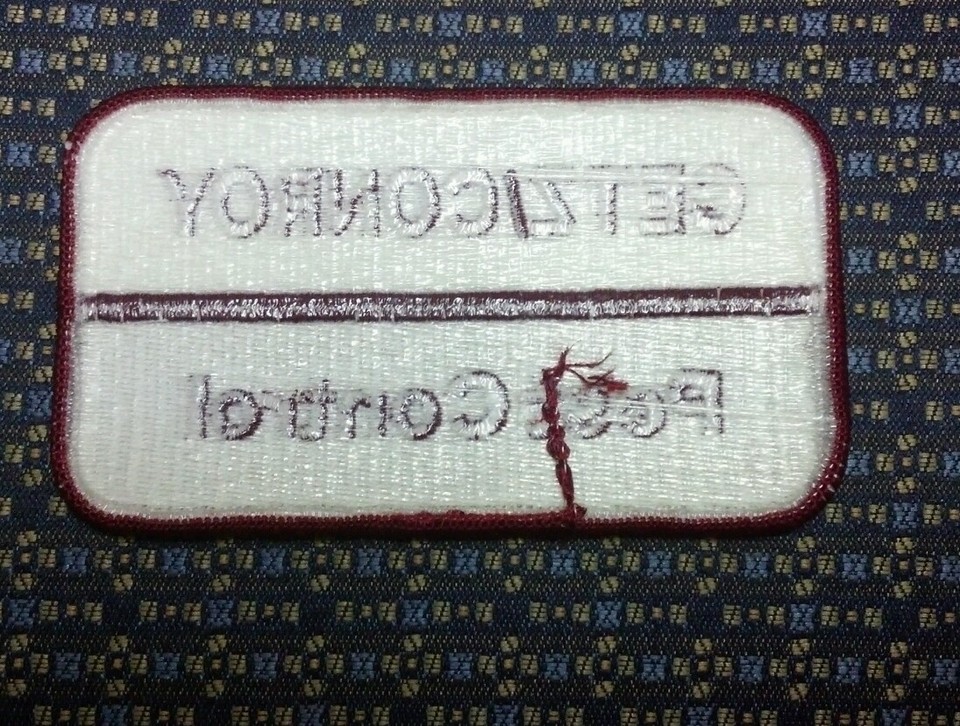 GETZ/CONROY PEST CONTROL Iron or Sew-On Patch 4