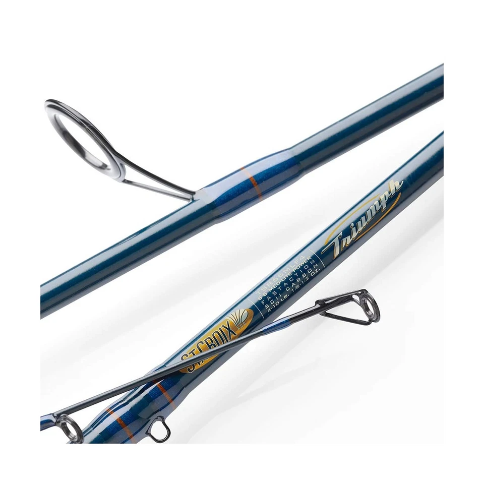St. Croix RodsFishing Rod 6'6" Medium/Fast 4 Pc. Deep Run Blue - Image 2 of 4
