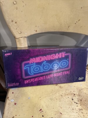 Hasbro Midnight Taboo Adult Game NIB NEW Factory Sealed Adult Party Game