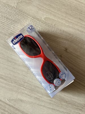 occhiali da sole chicco 12 mesi rosso bambina Filtro contro